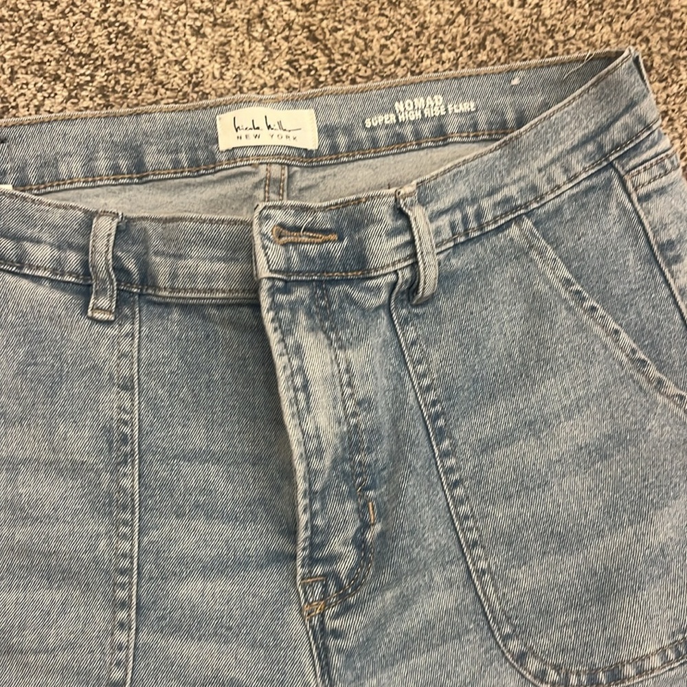 Nicole Miller Nomad High rise flare jeans